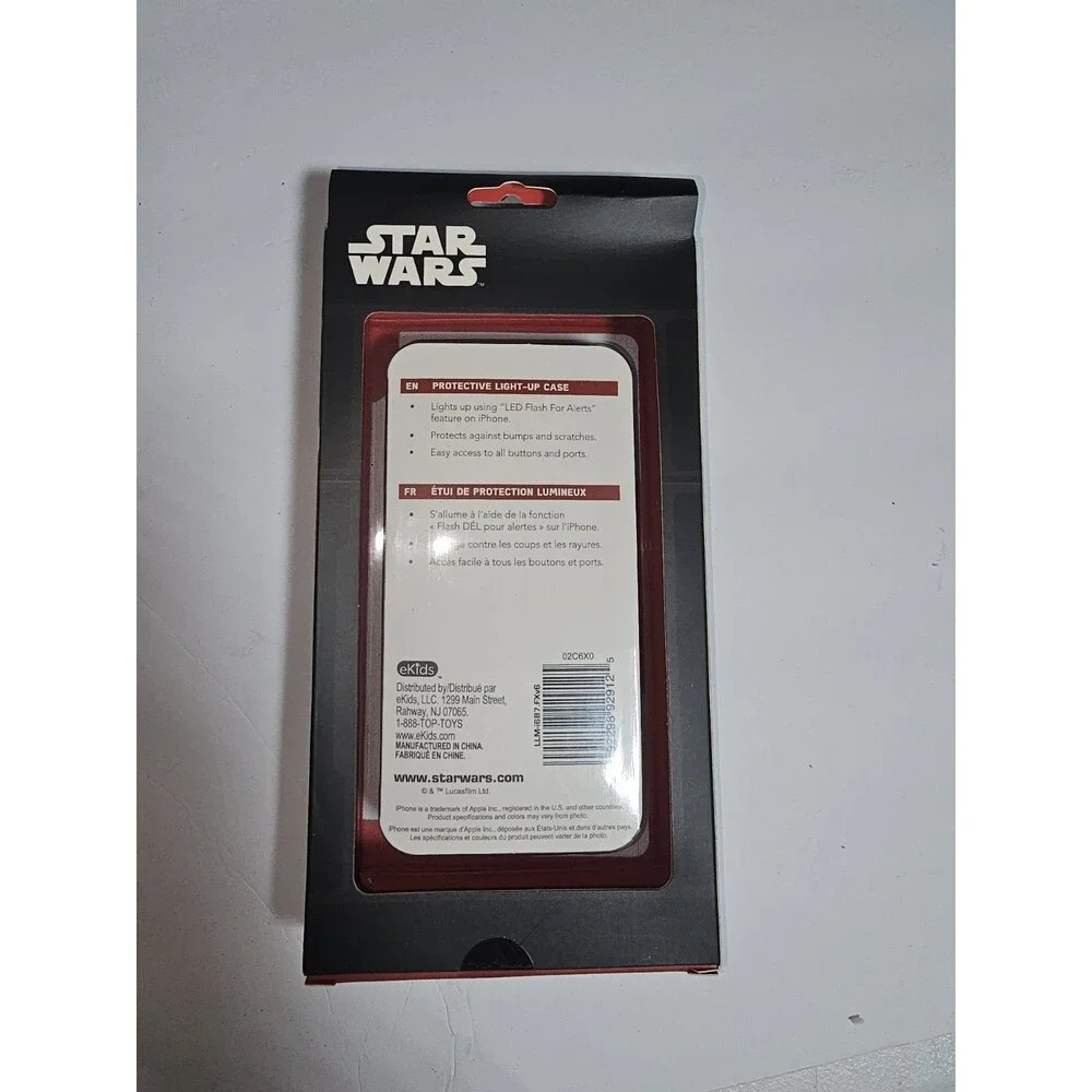 NEW Disney Star Wars LLM-i6B7-FXV6 BB-8 iPhone 6/6s Protective Light Up Case bb8